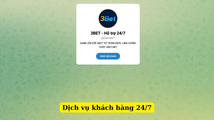 Dịch vụ khách hàng 24/7