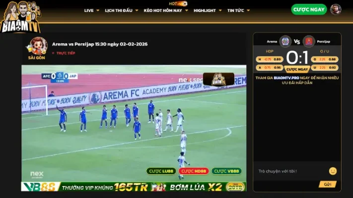 Trải Nghiệm Xem Bóng Đá HD Trên Biaomtv Có Gì Đặc Biệt